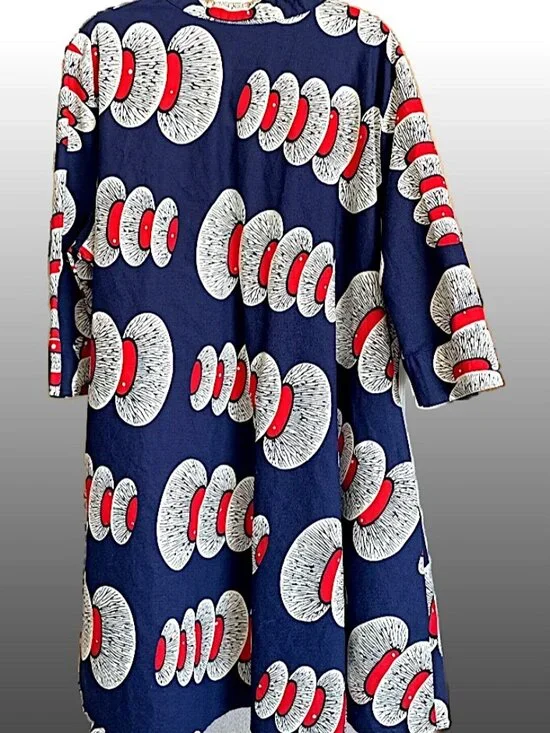 NEW Zuri Shirt Dress in Rare Nuclear Pattern Size Small - Picture 6 of 7